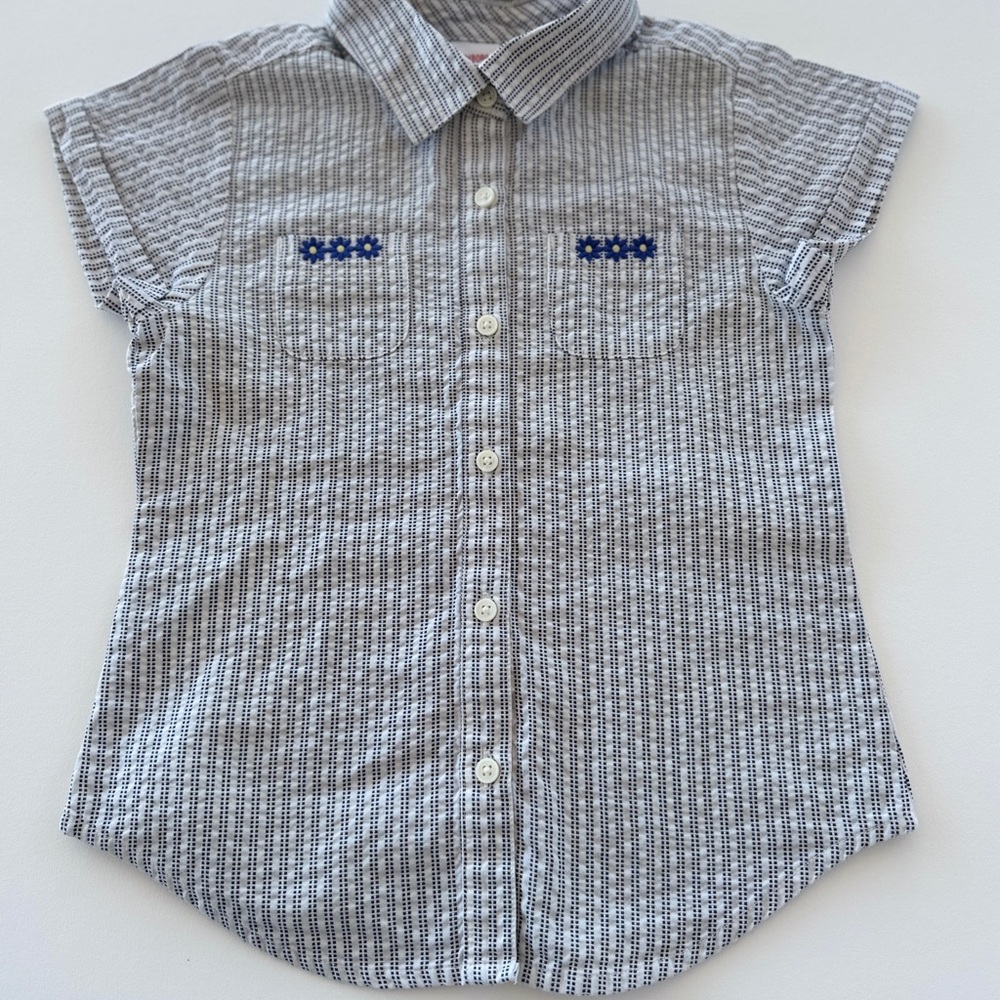Blue & White Kids Shirt